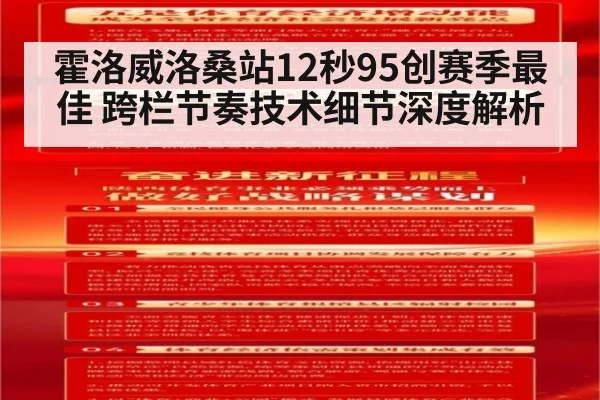 霍洛威洛桑站12秒95创赛季最佳 跨栏节奏技术细节深度解析
